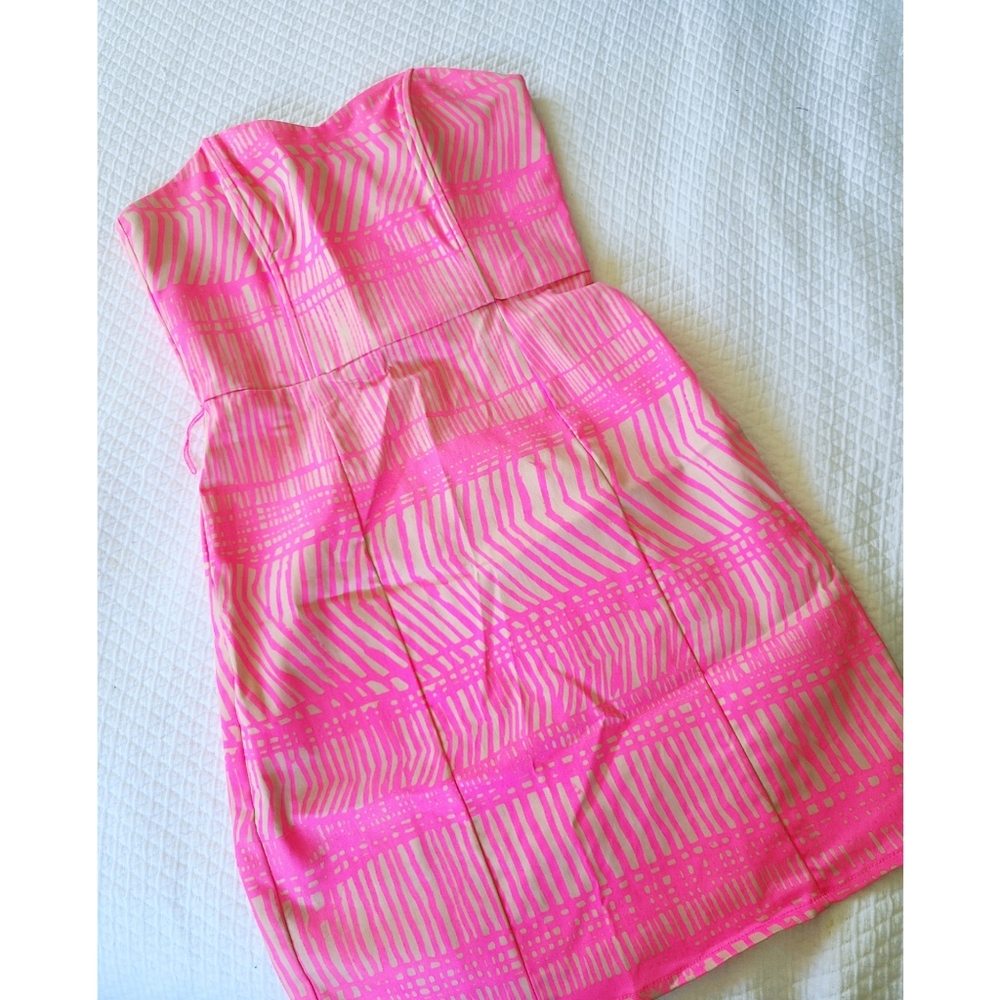 H&M Neon Strapless Dress